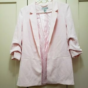 H&M bubble gum pink Blazer 3/4 sleeve